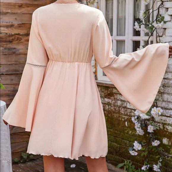 SHEIN Bell Sleeve Dress - Picture 2 of 7